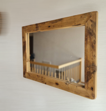 Altholz Spiegel  S2159 Alter Boden einer alten Bauernstube upcycling nachhaltigü