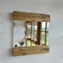 Altholz Spiegel  S2323 Alter Dielenboden einer alten Bauernstube upcycling nachhaltig Badspiegel Wohnspiegel Wandspiegel