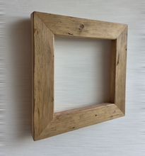 Altholz Bilderrahmen Loft Loftstyl Leinwandbilderrahmen 25 x 25 Gemälde Aquarell Keilrahmen Optik Alteiche