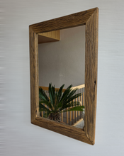 Altholz Spiegel sonnenverbrannt S2209 Wandspiegel 51 x 71  Badspiegel optik Alteiche