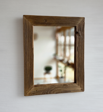 Altholz Spiegel S2236 Badspiegel 40 x 50 sonnenverbrannt  Wandspiegel Holzspiegel