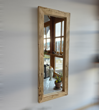 Altholz Spiegel Loftspiegel massiv S2234 Langspiegel Loft upcycling nachhaltig