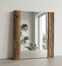 Altholz Spiegel alteiche  S2283 Arber  Bayerischen Wald unikat upcycling nachhaltig