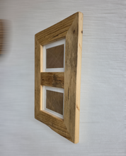 Altholz Bilderrahmen alte Bohlen  2 fach Rahmen Anfertigung