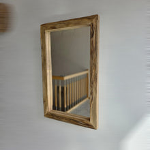 Altholz Spiegel Loftspiegel massiv S2341 aus Gerüstbohlen Loft upcycling nachhaltig