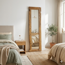 Ganzkörperspiegel aus Altholz – Rustikaler Standspiegel & Wandspiegel (170 x 41 cm) S2293 Ankleidespiegel groß
