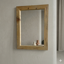 Altholz Spiegel  S2277 Alter Boden einer alten Bauernstube upcycling nachhaltigü