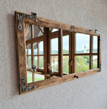 Altholz Spiegel Antiko S2172 Fensterspiegel Eiche optik