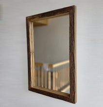 Altholz Spiegel S2346 antik Wandspiegel Alteiche 45 x 65 Badspiegel Altholzspiegel