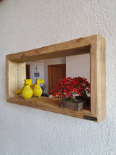 Altholz Spiegel Loftspiegel SL 002 massiv (Anfertigung ) aus Gerüstbohlen Loft