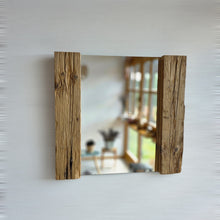 Altholz Spiegel  S2323 Alter Dielenboden einer alten Bauernstube upcycling nachhaltig Badspiegel Wohnspiegel Wandspiegel