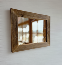 Altholz Spiegel S2236 Badspiegel 40 x 50 sonnenverbrannt  Wandspiegel Holzspiegel