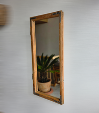 Altholz Spiegel Antiko S2296 Fensterspiegel 1845 Spiegelfenster Badspiegel