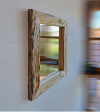 Altholz Spiegel Loftspiegel massiv S2165 aus Gerüstbohlen Loft upcycling nachhaltig8