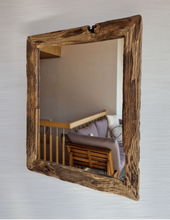 Altholz Spiegel S2129 antik Wandspiegel Alteiche 50 x 60 Badspiegel Altholzspiegel
