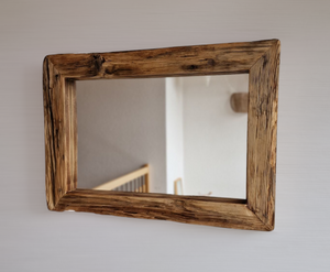 Altholz Spiegel S2166 Loftspiegel Altholzspiegel 52x73 Badspiegelpiegel Wandspiegel