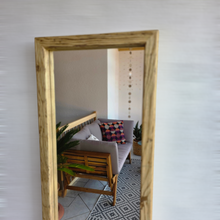 Panoramaspiegel Altholz Spiegel Antiko S2299  Langspiegel Ankleidespiegel Garderobenspiegel