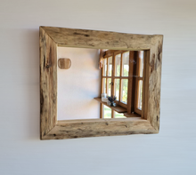 Altholz Spiegel Loftspiegel massiv S2165 aus Gerüstbohlen Loft upcycling nachhaltig8