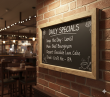 Kūchentafel Magnettafel T209 Speisetafel Maltafel Altholz Gastro