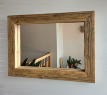 Altholz Spiegel Loftspiegel Schminkspiegel  S2225 aus Gerüstbohlen Loft