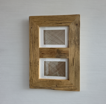 Altholz Bilderrahmen alte Bohlen  2 fach Rahmen Anfertigung