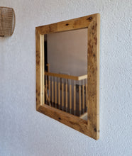 Altholz Spiegel  S2158 Alter Dielenboden einer alten Bauernstube upcycling nachhaltig Badspiegel Wohnspiegel Wandspiegel