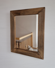 Altholz Spiegel Holzspiegel massiv S2181 aus alter Scheune upcycling nachhaltig