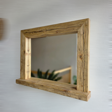 Spiegel alte Bohlen S2262 Badspiegel mit Ablage Altholz