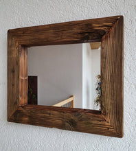 Altholz Spiegel S1361 sonnenverbrannt  Wandspiegel optik alteiche